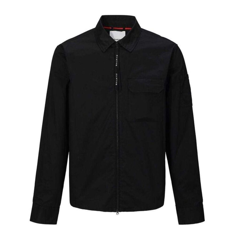 Firetrap Mens Overshirt / Black